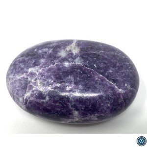 Piedra natural de calidad superior, piedra de Palma de lepidolita, piedra de Palma curativa al por mayor para decoración, puesta a tierra y meditación - Product Image 1