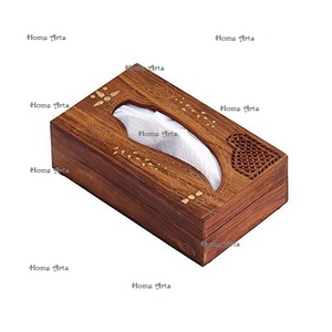 Boîte à Serviettes en Bois de Qualité Supérieure Design Tendance Taille et Forme Personnalisées Boîte à Serviettes pour Vente au Top - Product Image 1