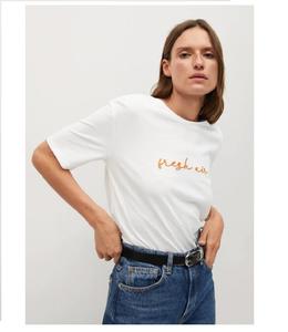 Camiseta personalizada para mujer, camiseta lisa de moda para mujer, camisetas de algodón con cuello redondo, top corto para mujer - Product Image 3