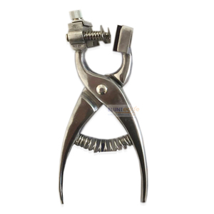 Vente en gros de pinces à tatouer pour lapins, moutons et chèvres en alliage d'aluminium réutilisables, ensembles de tatouage d'oreilles à 5 chiffres - Product Image 1