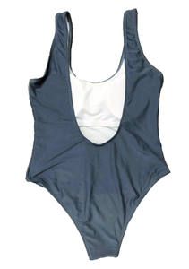 Bikini sexy sans manches en polyester 100% de haute qualité pour femmes, printemps-été, col rond, uni, ajusté, élégant et respirant - Product Image 6