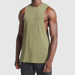 Venta al por mayor de camisetas sin mangas de secado rápido personalizadas - Product Image 1