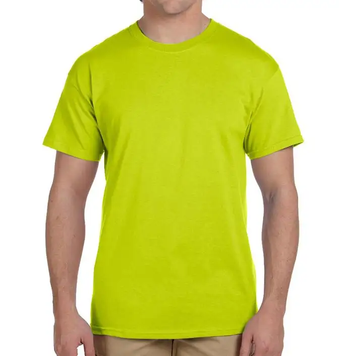 T-shirt décontracté pour adulte Design uni en coton doux et respirant Options légères de 140 à 300 grammes T-shirts