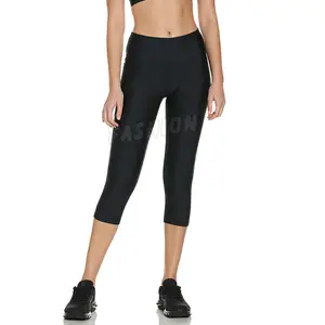 Compression Gym Pants Fitness Capri Legging Yoga Wear Fitted Yoga Capri Leggings Leggings Fitness Wear