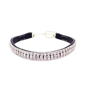 Accessoire en gros élégant de bande de front de cheval de cuir de cristal pour l'accessoire de bride de selles occidentales - Product Image 1