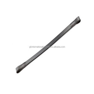 Banda de cejas de caballo de forma recta plana Lisa De cuero inglés negro de calidad fina clásica en COB completa y tamaños extra completos - Product Image 2