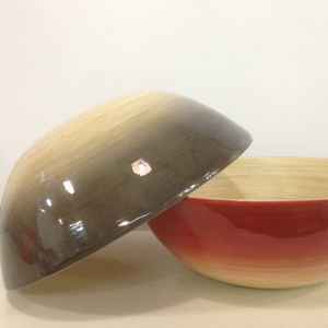 Cuenco de bambú enrollado a mano de Vietnam - Product Image 1