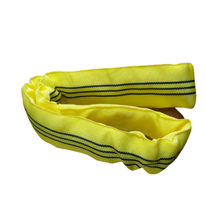EN 1492-1 EN1492-2 ronde Sans Fin sangle code couleur haute ténacité polyester WLL 10 tonnes - Product Image 1