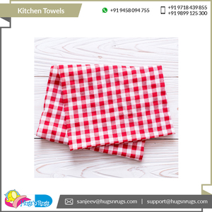 Custom Brand Logo Top Selling Quick Dry High Water Absorbency 100% Cotton Kitchen Towels at Bulk Price - Product Image 2
