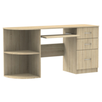 Design moderno di 1318 qualità in legno ufficio scrivania Manager Workstation mobili per casa ufficio scuola uso Made in Malaysia