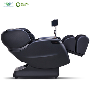 4D शून्य गुरुत्वाकर्षण मालिश कुर्सी के साथ झुकनेवाला पूर्ण शरीर एयरबैग मालिश कुर्सी पैर रोलर ब्राउन के साथ ब्रांड नाम ओगावा - Product Image 4