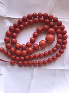 ลูกปัดกลมเรียบขนาดใหญ่ หินปะการังธรรมชาติ หินปะการังอิตาลี - Product Image 4