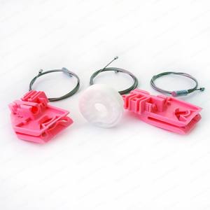 Juego de reparación de regulador de ventanilla eléctrica BWR568 delantero derecho para Octavia MK2 A5 1Z3 1Z5 2004-2013 4/5-puerta 1Z1837462 hecho en Turquía - Product Image 1