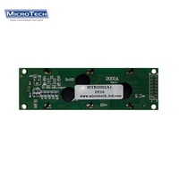 Módulo LCD gráfico STN azul COB de 20x2 caracteres, hora 6, 2002, con circuito integrado de control S6A0069
