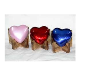Urna de recuerdo de corazón para cenizas - Product Image 4