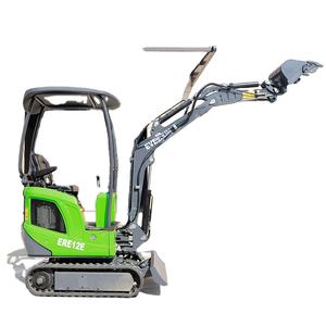 Mini escavatore ERE12E da 1.1 tonnellate di energia elettrica pura sviluppato più recente di EVERUN con braccio di deviazione di 120 gradi per la vendita calda - Product Image 2