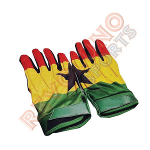Gants de réception de football américain Super Sticky Palm Custom Camouflage Design Back Hand Sublimation Printing - Product Image 5