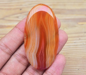 Layered Banded Agate Loose Gemstone - Product Image 1