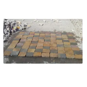 Adoquín Decorativo para Exteriores en Mezcla de Amarillo y Marrón, Calidad Premium, para Entradas y Estacionamientos, Tamaños Personalizados - Product Image 1