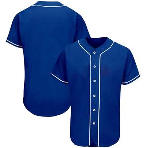 Camisetas de béisbol de poliéster 100% atléticas en blanco de alta calidad para ligas de béisbol para hombres y equipos profesionales - Product Image 3