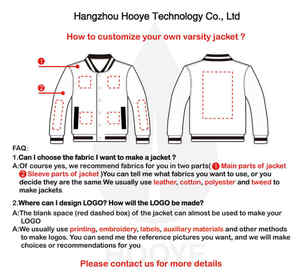 ปรับแต่งดีไซน์ใหม่ เสื้อแจ็คเก็ตวาร์ซิตี้แบบยูนิเซ็กซ์ ผ้าโพลีเอสเตอร์/คอตตอน แขนเสื้อปักลายเบสบอล ตัวอักษรแบบ Letterman เป็นมิตรกับสิ่งแวดล้อม น้ำหนักเบา แบบ 3 มิติ - Product Image 3