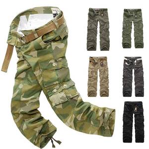 กางเกงต่อสู้คาร์โก้,กางเกงยุทธวิธีแบบหลายกระเป๋าทำงานเข้ารูปปรับได้ตามต้องการ - Product Image 1