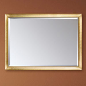 Miroir mural rectangulaire GOLD Matériau en verre pour les hôtels Design élégant et élégant - Product Image 2