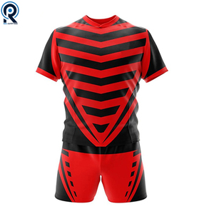 Conjuntos de Uniformes de Rugby Transpirables, Ecológicos, de Secado Rápido, Nuevo Diseño, Logotipo Personalizado, Uniforme de Rugby de Moda 100% Poliéster - Product Image 4