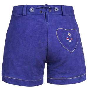 Traje Tradicional Bávaro para el Oktoberfest, Lederhosen de Cuero Genuino, Estilo Alemán, Antiviento, Grueso, con Diseño Floral - Product Image 5