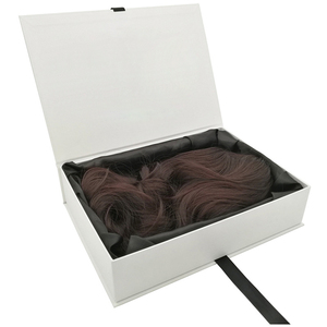 Hair Extension Packaging Hair And Wig Gift Cardboard Hard Box with Logo