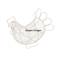 Panier à œufs de forme ronde fait à la main, panier en fil Antique de styliste, de cuisine de qualité supérieure, prix exceptionnel