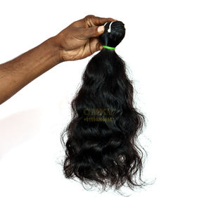 Mejor cutícula alineada 100% Extensiones de cabello Remy humano Sin procesar Onda recta Color de cabello natural Extensión de cabello indio OMKV - Product Image 4