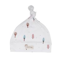 Gorro de Punto Unisex para Bebés Recién Nacidos, Diseño Estampado para las Cuatro Estaciones, Doble Nudo, Personalizado, Blanco, Regalo para Niños, Accesorio de Punto para Niños Pequeños