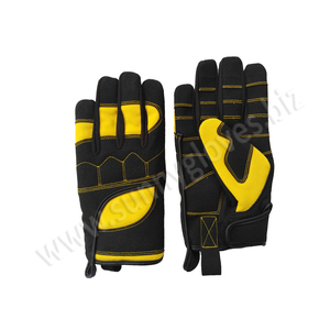 Gants mécaniques en cuir pour la protection des mains, excellente qualité, pièces - Product Image 1