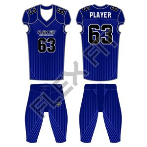 Uniforme de football américain à vendre uniforme de haute qualité 100% polyester meilleur matériau prix de gros pas cher fabriqué au Pakistan - Product Image 4