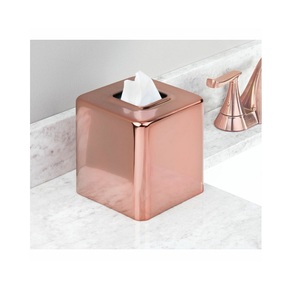 Superior Quality Brass Gold Plated Hammered Metal Classic Style <b>Tissue</b> Box Rectangular Shape Customized Logo Hotel Use Best - Product Image 2