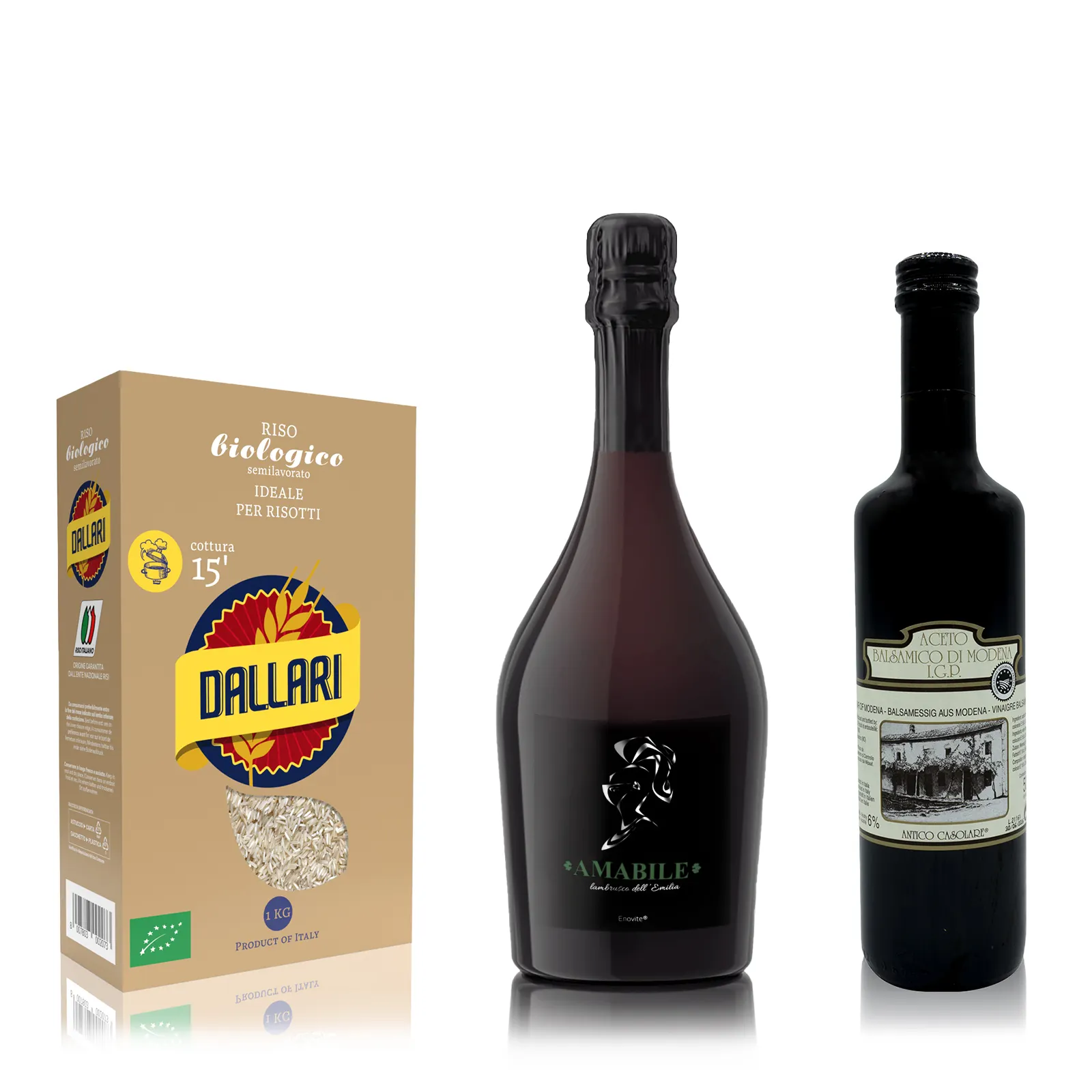 Kualitas Terbaik Produk Khas Italia untuk Ritel: Anggur Merah dan Cuka BALSAMIC dan Bundel Nasi Organik