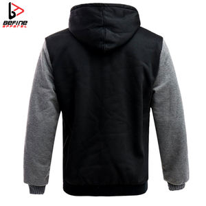 Sweat à capuche d'hiver en molleton de coton unisexe avec logo brodé personnalisé de haute qualité Sweats à capuche pour hommes avec fermeture éclair complète Fourniture OEM 2024 - Product Image 6
