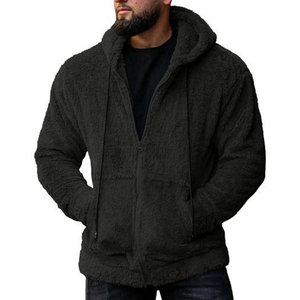 Premium Quality Solid Color New Design <b>Men</b> Stylish <b>Fleece</b> Waterproof Breathable Eco-Friendly 280g Winter Hoodies Fashionable - Product Image 4