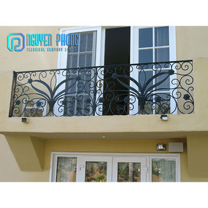 Most Popular In Bulk Outdoor Decoration Wrought Iron Grill Balcony Fence - Product Image 1