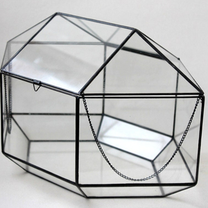 Handmade Magic <b>Wedding</b> <b>Card</b> <b>Box</b>. Big Geometric Glass <b>Wedding</b> Display <b>Box</b>. Glass Terrarium. <b>Wedding</b> Envelope Holder <b>Box</b>. - Product Image 6