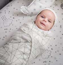 <b>Newborn</b> 100% Cotton <b>Baby</b> Swaddle Wrap Set Knit Swaddle Organic Cotton <b>Baby</b> Muslin Wrap - Product Image 4