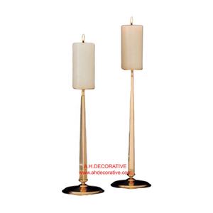 Candelero hecho a mano de nuevo diseño de gran venta, artesanía de Metal niquelado plateado para decoración del hogar - Product Image 5