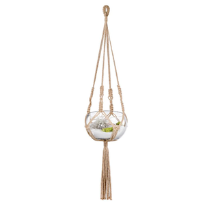 Macrame Plant Hangers Hanging Plant Shelf Indoor Wall Planter Decorative Flower Pot - Product Image 1