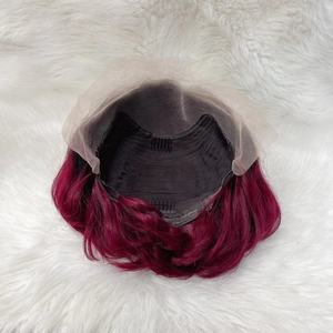 Perruque Courte Pixie Cut <span class=keywords><strong>Jennifer</strong></span> en Cheveux Humains, Bouclée, Type Bob Pixie, Perruque en Dentelle pour Pixie Cut - Product Image 4