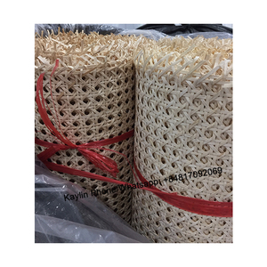Rattan Wicker Mat / Rattan Wicker Garland Rattan Cane Webbing Roll Unbleached High Quality Good price Kaylin 0084817092069 WA