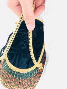 Bolso de bambú colorido para mujer, de moda, de Vietnam - Product Image 5