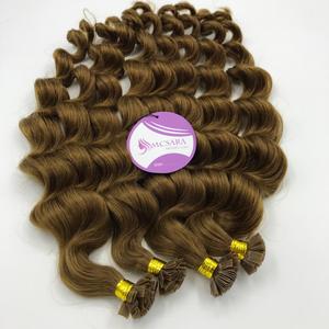 หนาปลายคู่วาด1กรัม/สาระ24นิ้วปลายแบนผม Remy 100% นามสกุลผมมนุษย์ - Product Image 2