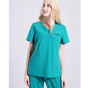 Uniforme de enfermera para Hospital, traje transpirable de manga corta, para enfermeras, médicos - Product Image 5