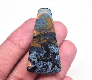 Pierreries semi-précieuses, vente en gros, 100 pièces, cabochons en pierres précieuses naturelles, anneau pour la fabrication de bijoux - Product Image 1